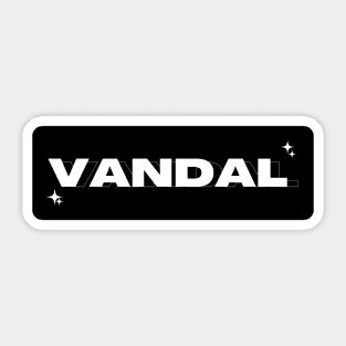 VANDAL - StreetWear | The Vandal | Sticker